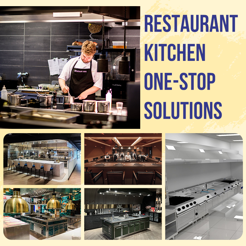 Commercial Kitchen Equipment For Restaurant One-Stop Kitchen Project Solution Hotel Restaurant Equipment Supplies