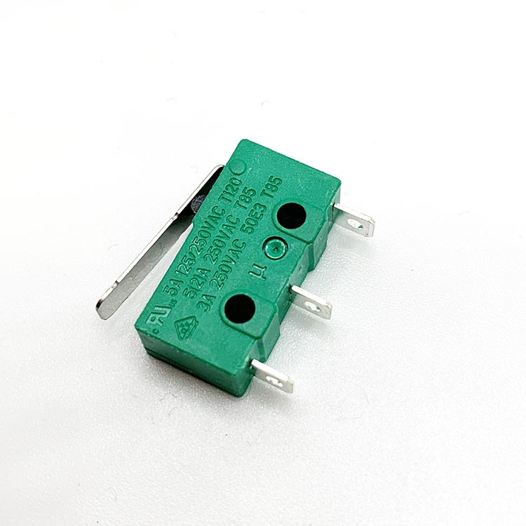Зеленый IP40 KW4 OZ SMD 3 Pin On Off 250V AC микро переключатель T105 5E4