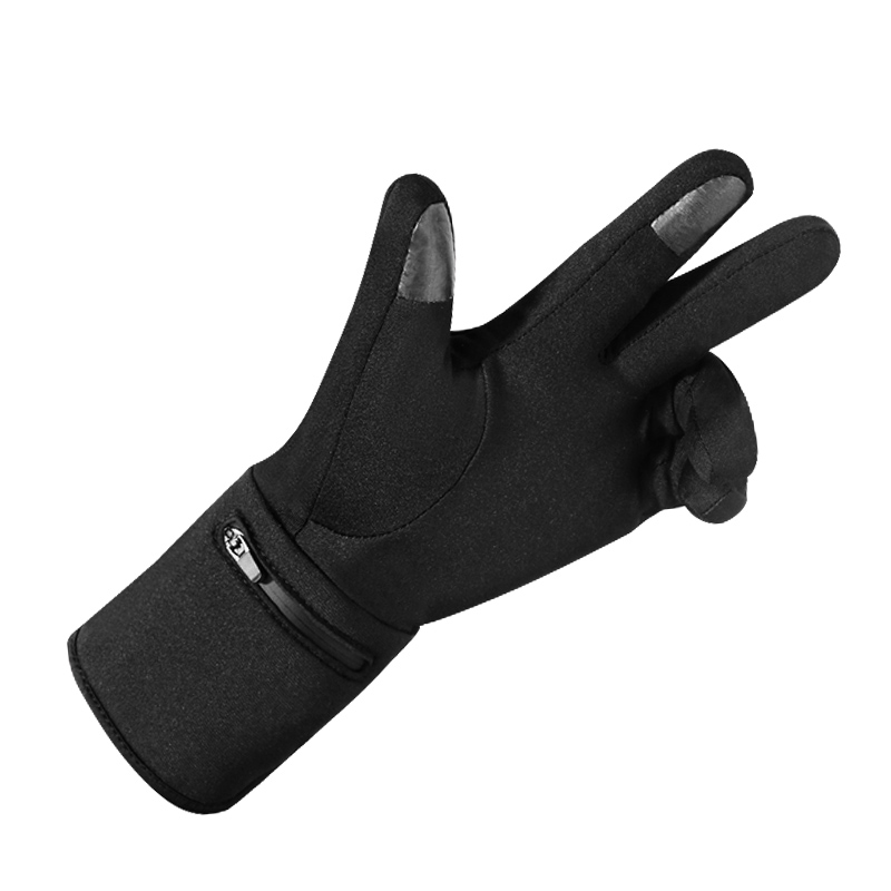 Ultra Thin Heated Glove Liners Rechargeable Electric Battery Heating Riding