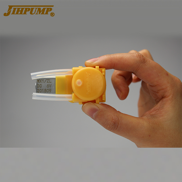 JIHPUMP 28 мл мини 3 в 6 в 12 В двигатель постоянного тока низкая цена микро Перистальтический дозирующий насос WX1 для дозирующей системы