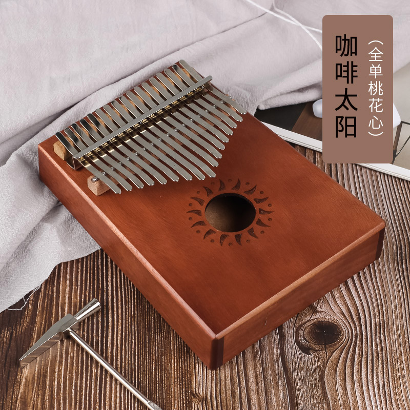 Фабричное красное дерево kalimba купить музыкальный инструмент музыка Kalimba 17 клавиш большой палец пианино