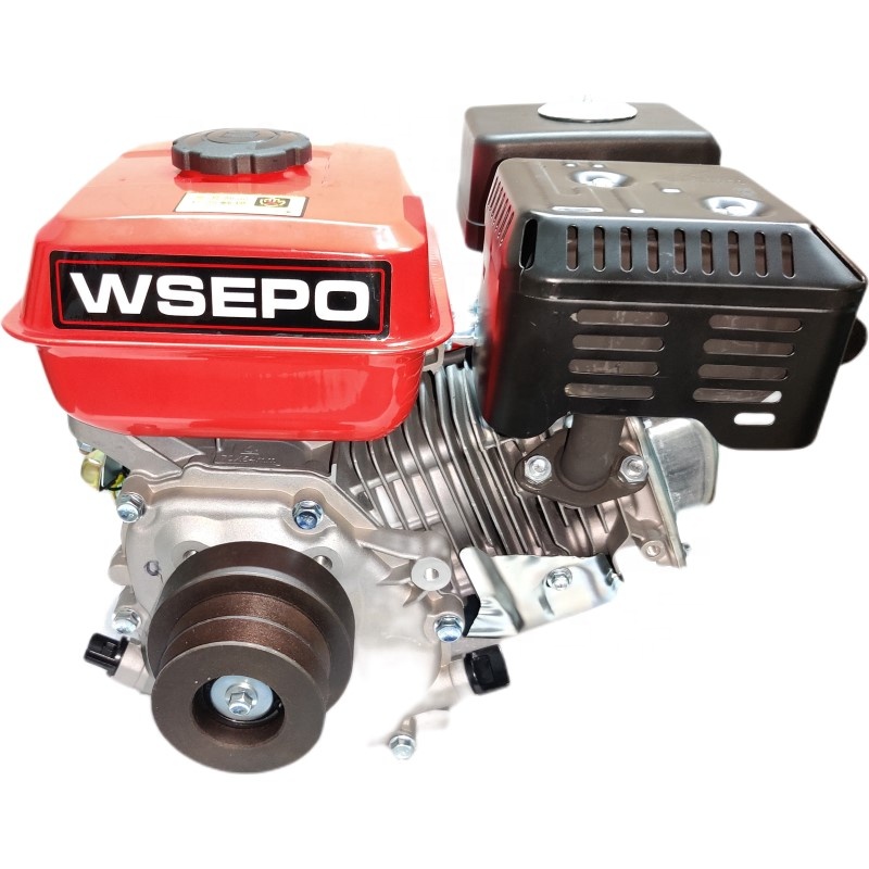 WSE-170F 212CC 7HP 4-тактный с воздушным охлаждением бензиновый двигатель с чугунным железным двойной паз шкива колеса сцепление используется для увеличения многозадачности