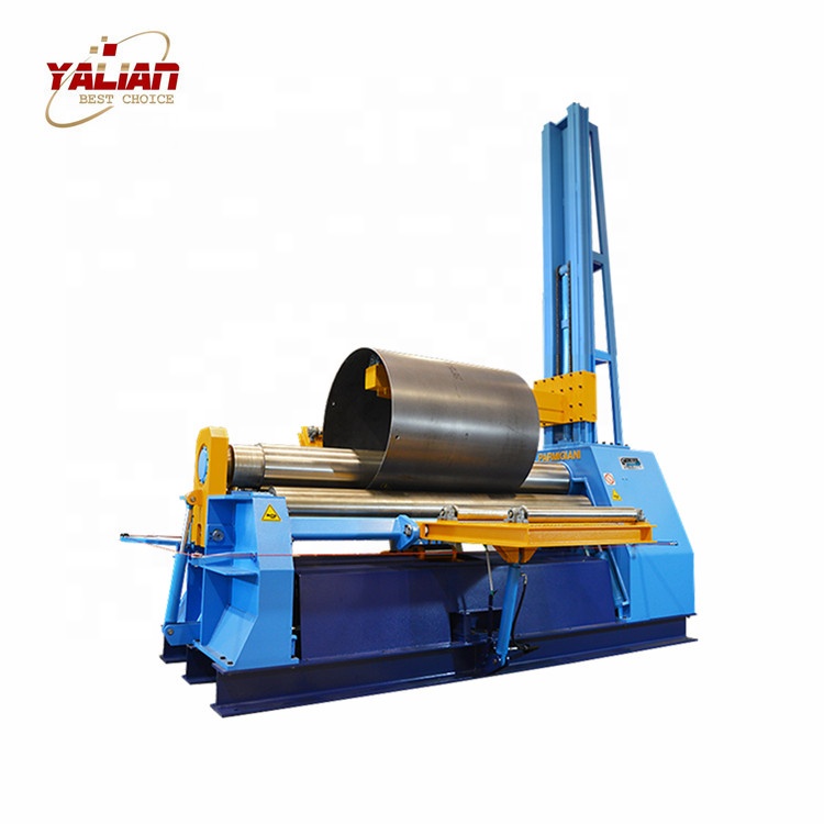 YALIAN, тяжелый тип W12 CNC, 4 Роликовые стальные пластины, гибочный станок, 4 рулона, гидравлический роликовый станок