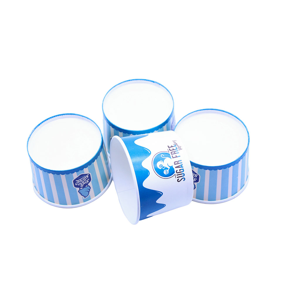 Environmental Printing Excellent Ecological Single Wall 9oz Various Disposable Ice Cream container Packaging Paper Cups