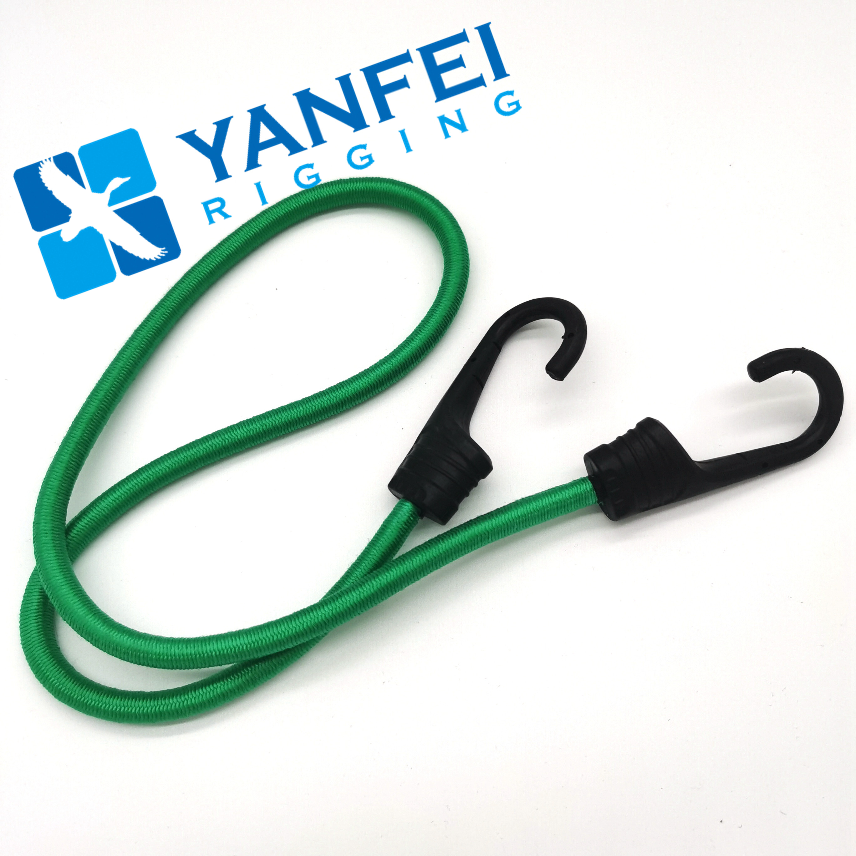 YANFEI Shock Cord Hook With Terminal End plastic Hook For Bungee Cord,High Strength Bungee Elastic Rope Bungee Cord