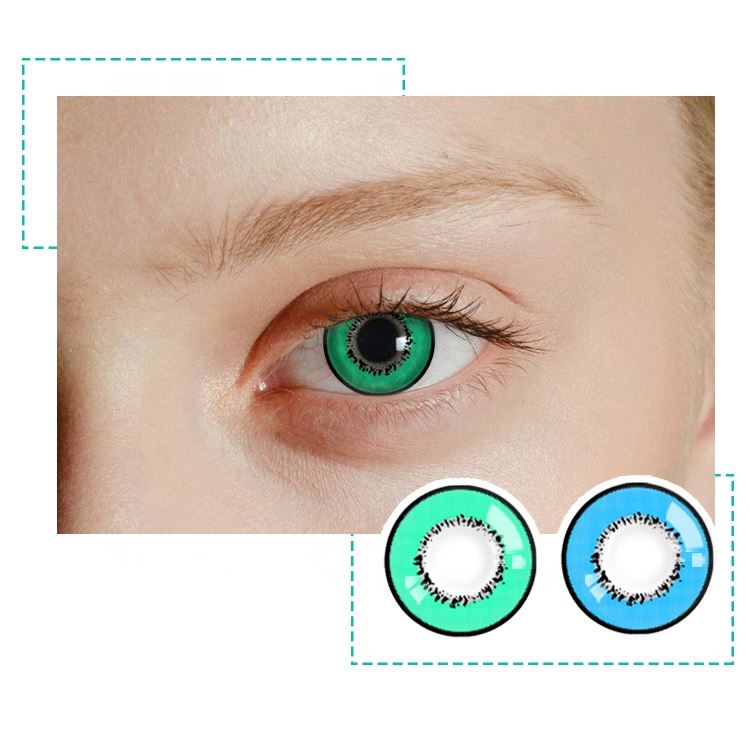 Цветные контактные линзы aFancy Pro Doll, контактные линзы для Хэллоуина