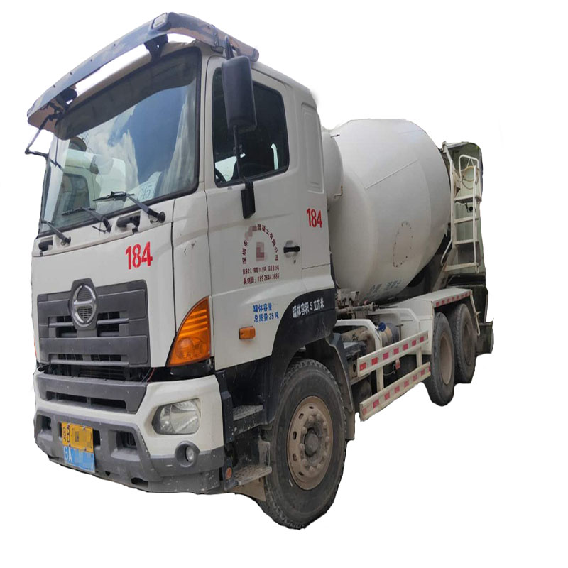 Used Hino concrete mixer truck with 12 cubes refurbished commercial truck of concrete mixing concretes vehicle sales in Sudan