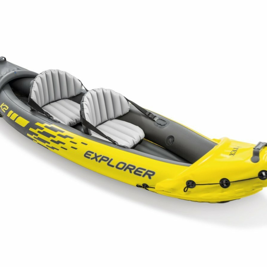 INTEX-Inflatable Double Kayak, 68307, 3,12 M, Kayak с Patch, Hand Pump, Accessories, original, 2022