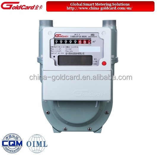 GPRS Smart Diaphragm Gas Meter Automatically Send Metering Information