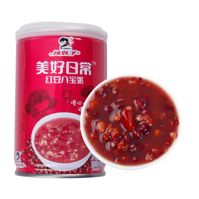 Мгновенная пища, китайская смесь, каша Congee Red Bean для завтрака Lameizi