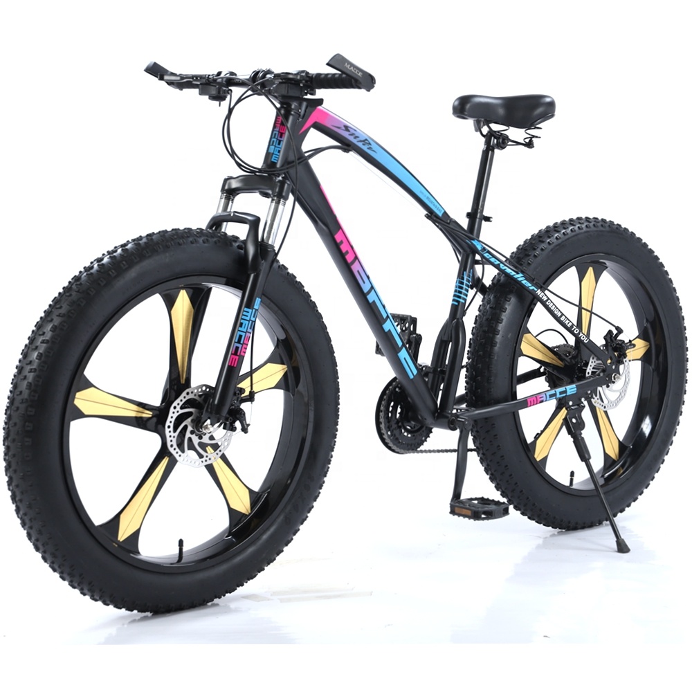 Дешевый мужской велосипед Bici da Neve, 21 скорость, 27,5 дюйма, специальные большие колеса, толстый снег, пляж, горный велосипед, спортивный дисковый тормоз, горный велосипед