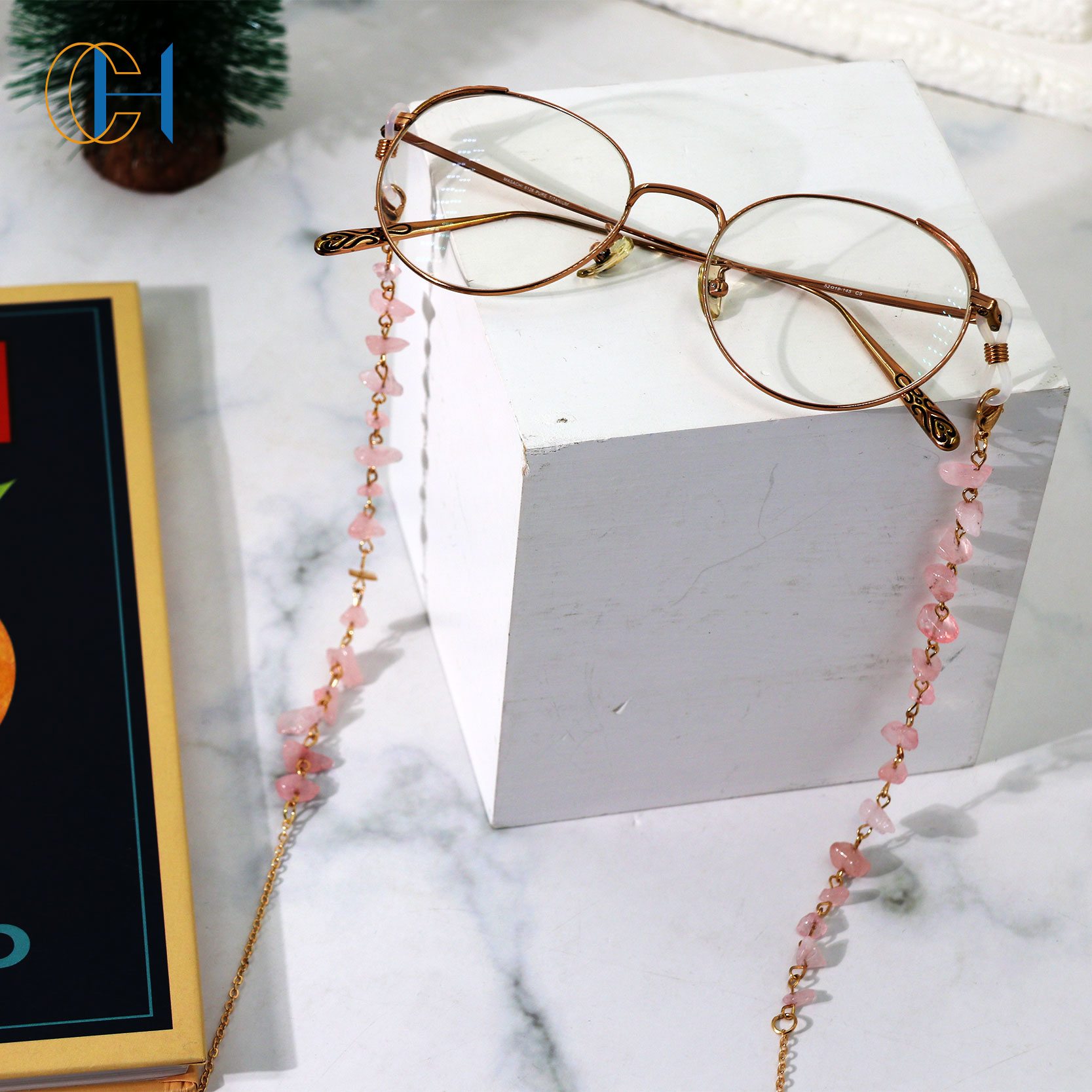 2021 High quality sunglasses glasses chain for myopia crystal stone glasses chain for women