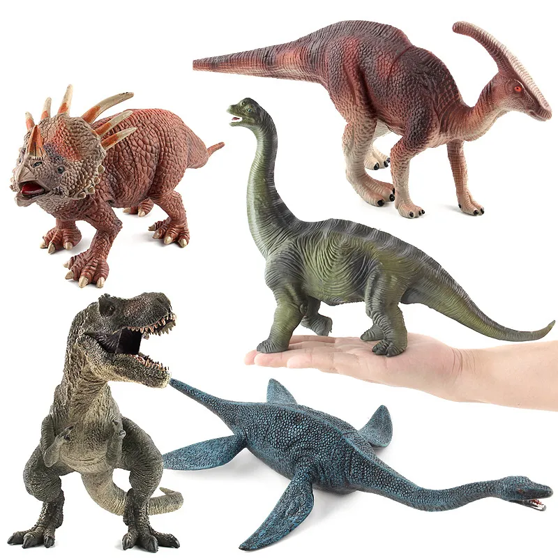 Kids Dinosaur Toys Jurassic Dinosaur Model Tyrannosaurus Dino Egg Solid Hard Plastic Dinosaurs Educational Toys for Children