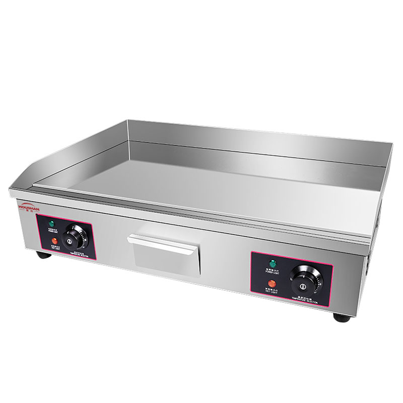 Двойное управление, плоская электрическая гриль Teppanyaki для жарки стейков