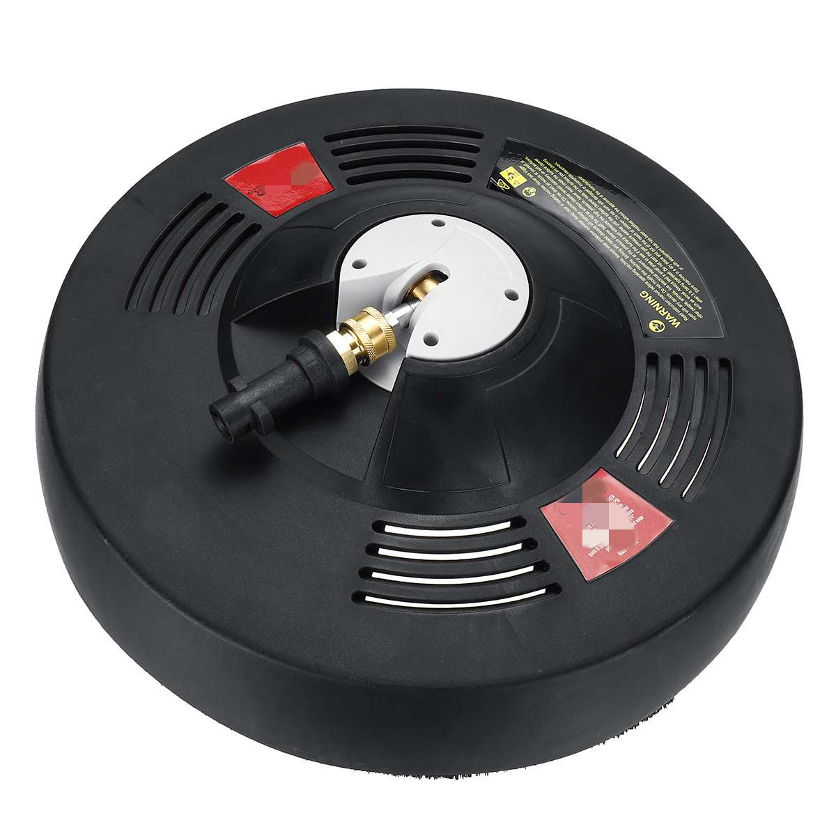 Pressure Cleaner Round Attachment High Pressure Flat Surface Cleaner High Pressure Washing 1/4" Quick Connector Adapters