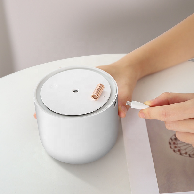 Small Humidifiers 350ml Desk Humidifiers Whisper-Quiet Operation Night Light Function Two Spray Modes