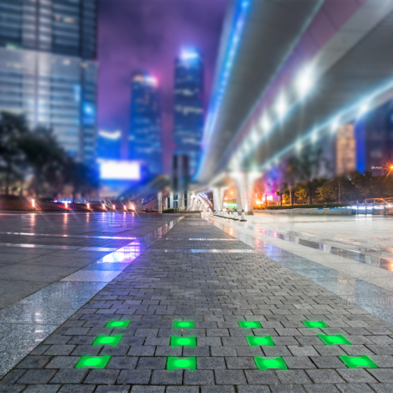 Новинка 2020 года, водонепроницаемый декоративный светодиодный RGB-кирпич IP67 для мощения, уличный светодиодный кирпич на солнечной батарее