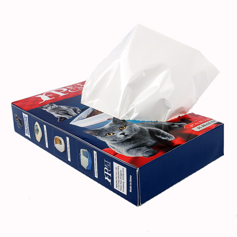Biodegradable cat litter box waste bag craft cat litter bag cat litter plastic bag