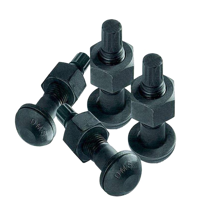 Carbon steel 8.8/10.9/12.9 Black finnished/HDG Hex head bolt for steel strcyural
