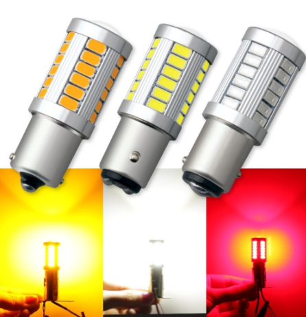 UNJOYLIOD LED 33SMD P21W BA15S 1156 5730 автомобильные парковочные задние лампы Автомобильные светодиодные фонари заднего хода сигнальный сигнал поворота