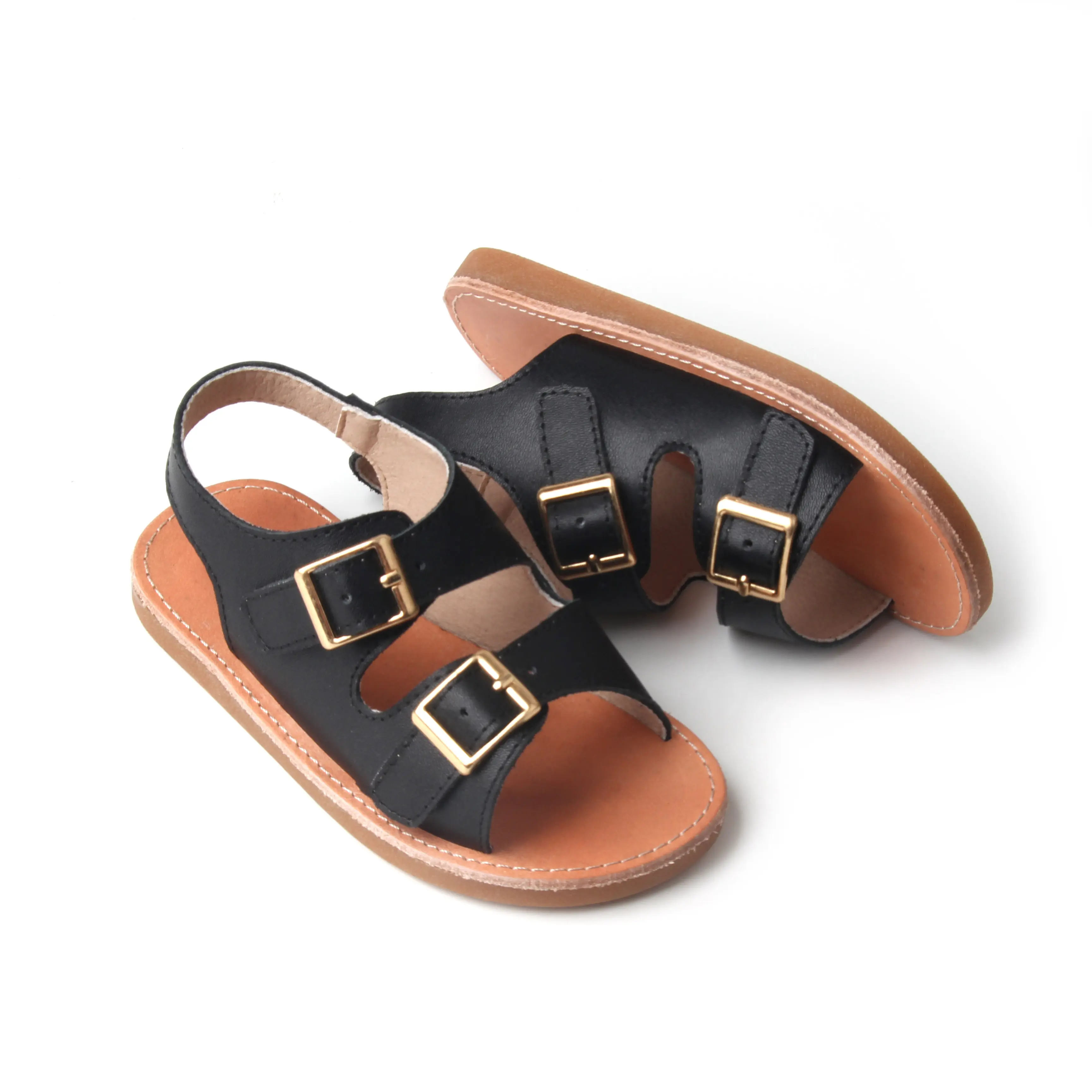 Mix Colors Shoes Handmade Leather Wholesale Sandals For Kids