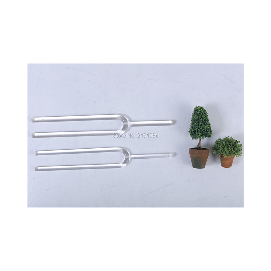 Factory Direct Sales Clear 99.99% Pure Quartz Sound Therapy Music Chip Tuning Fork Crystal