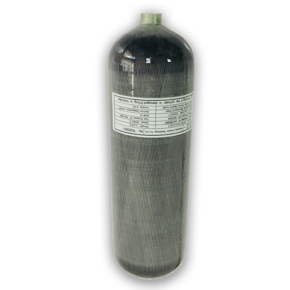 TUXING 6.8L 4500psi 300BAR углеродное волокно PCP Пейнтбольный Воздушный бак
