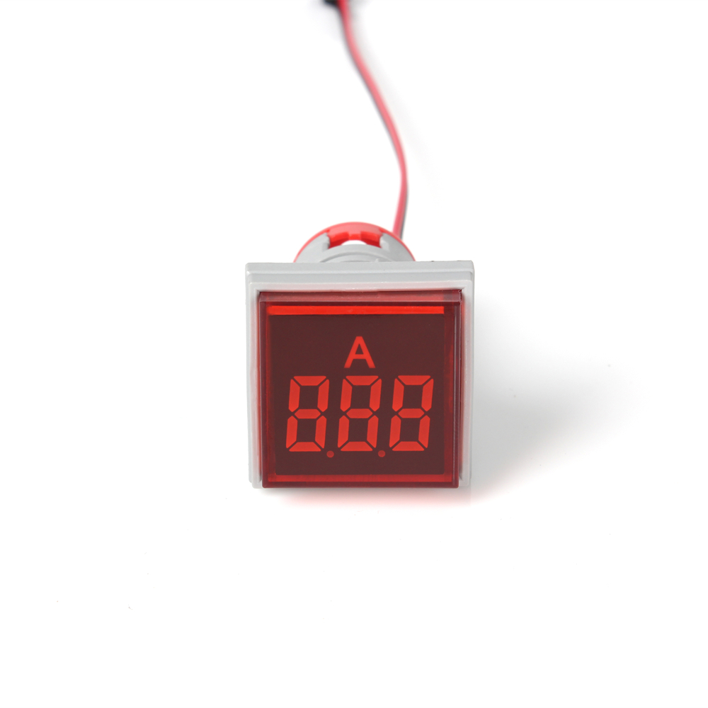 AD101-22AM 22 мм 100A переменного тока светодиодный индикатор цифровой амперметр измерительный прибор