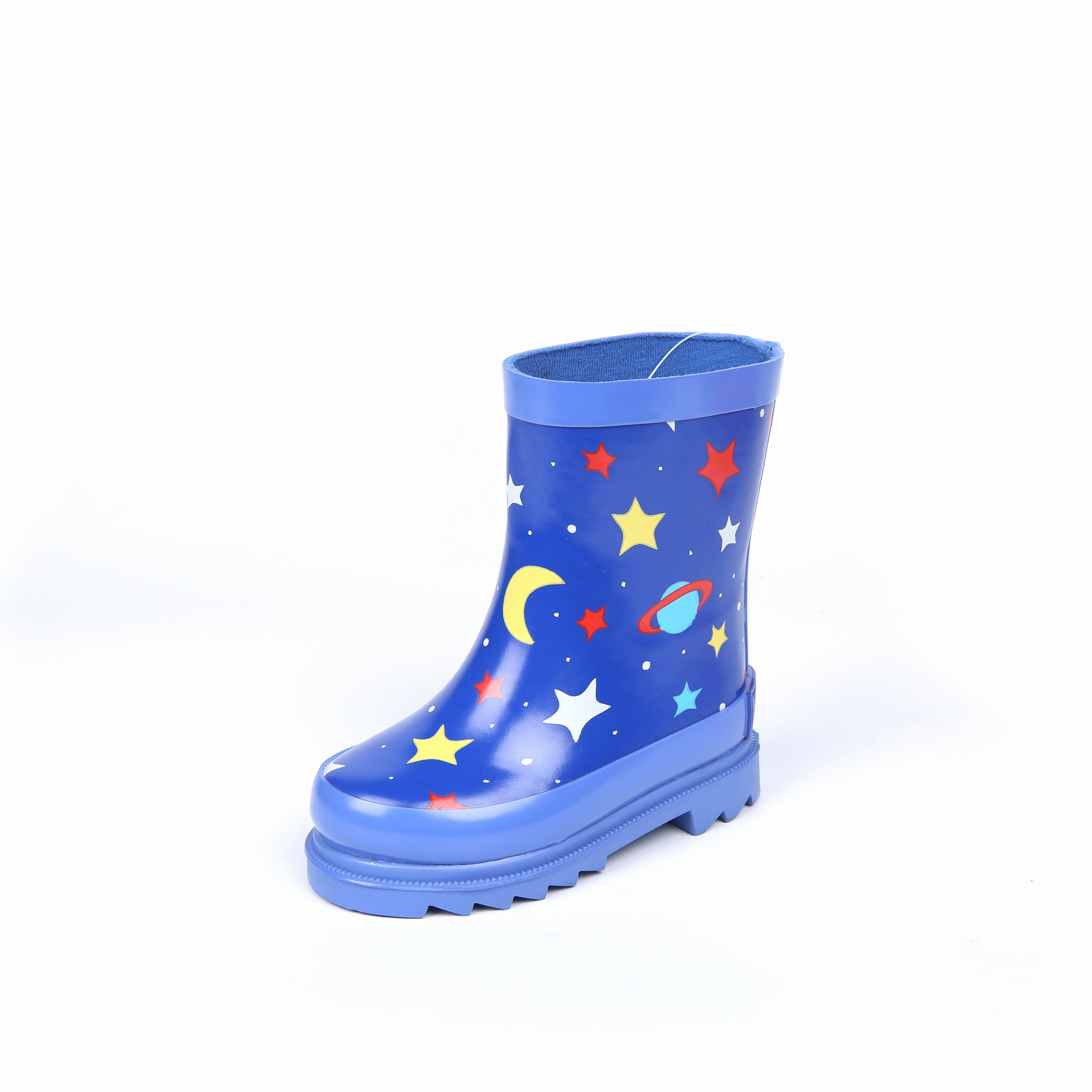 popular selling soft and comfortable kids printing cheap rain boots children rubber shoes