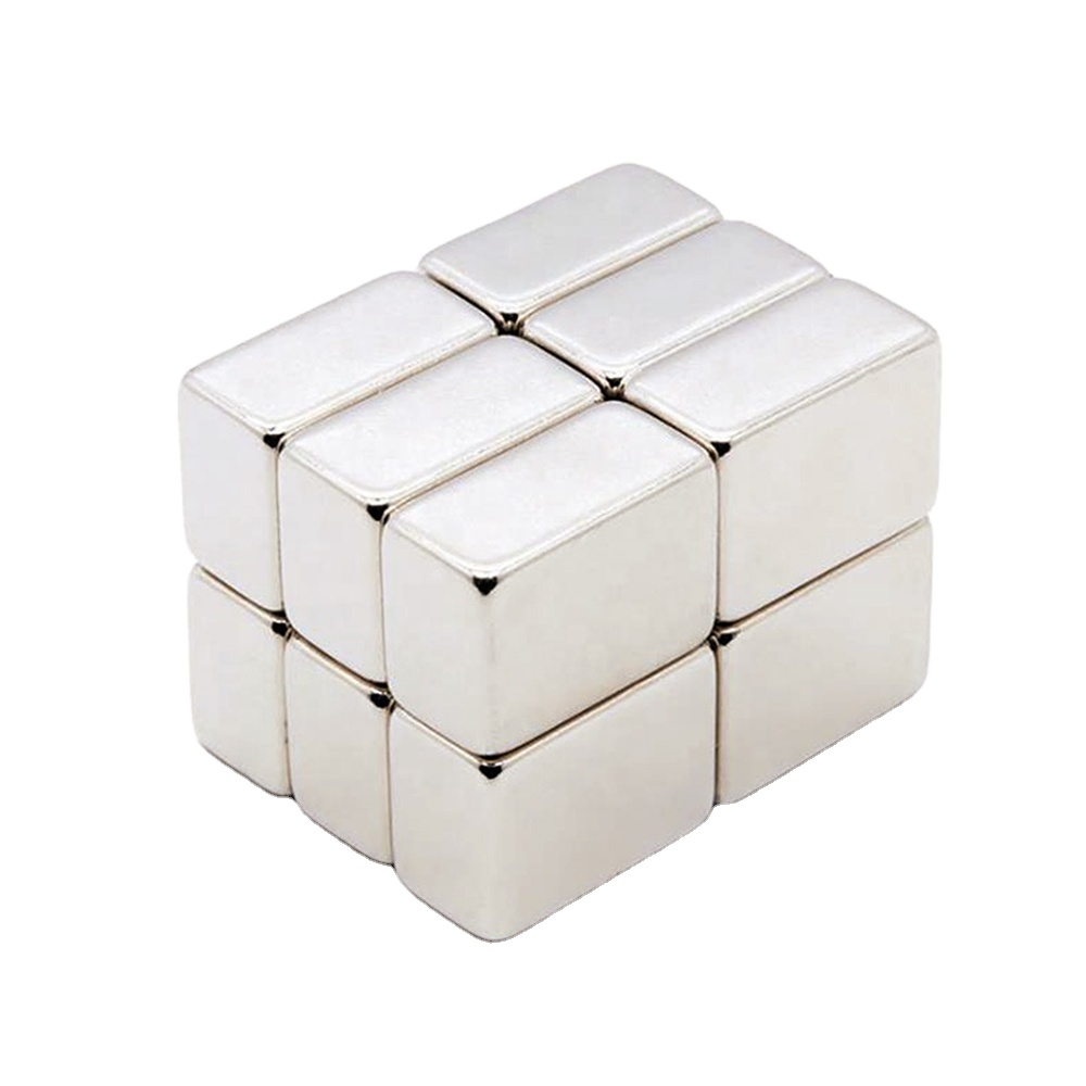 High quality rare earth magnetic material customized strong neodymium magnetic block