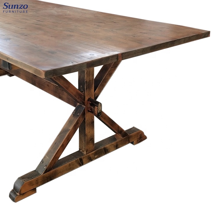 Wholesale Wooden Wedding Table Farm Table