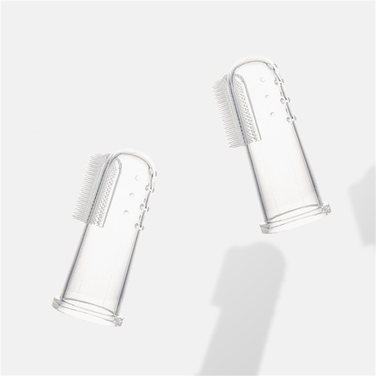 Wholesale New Model Custom Food Grade Standard Liquid Silicone Finger Toothbrush