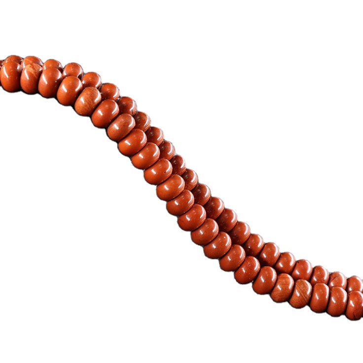 Natural Red Stone Abacus Beads,4x6mm Semi Healing Crystal Gemstone Beads,Small Beads for Made Necklace DIY Bracelet