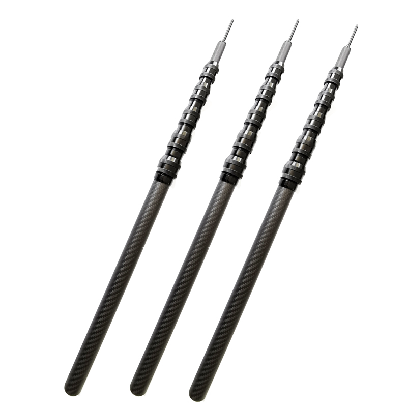 Promotional Promotional flexible 100% fiberglass tapered telescopic flag pole