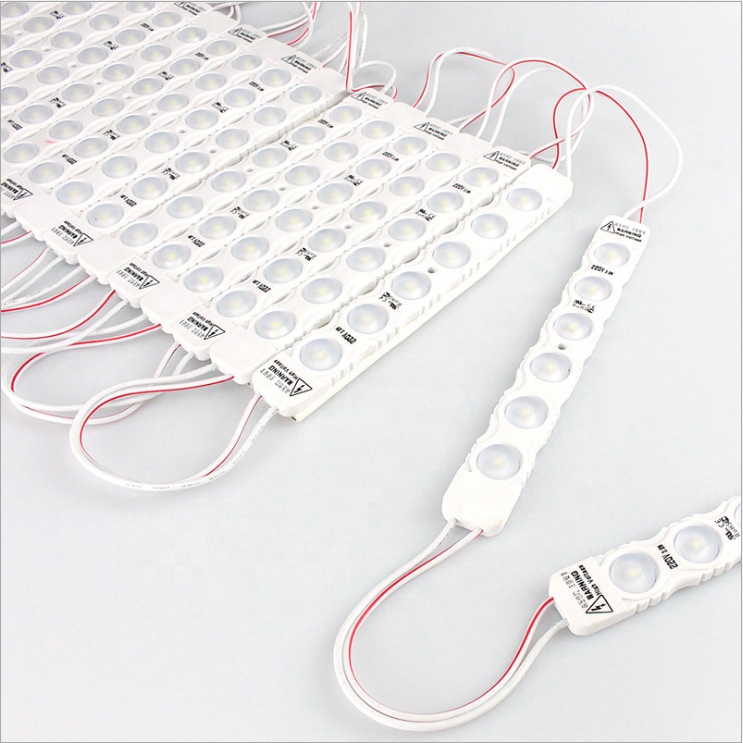 Высокое напряжение переменного тока 110v 220v 3,8 W 120-160lm 6 светодиодов Водонепроницаемый IP65 светодиодные модули с холодный белый