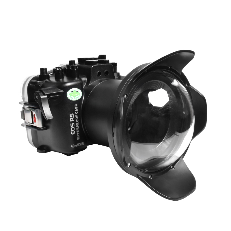Seafrogs профессиональный водонепроницаемый корпус для подводной съемки на 40 м/130 футов для Canon R5 с купольным портом