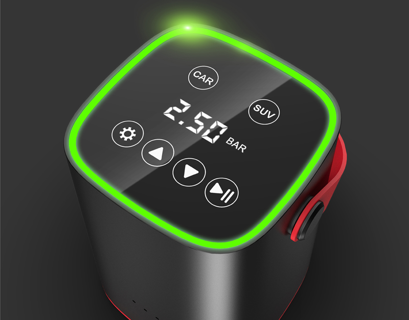 New Design 12V Wireless Portable Rechargeable Mini Car Tire Inflator Air Compressor Pump