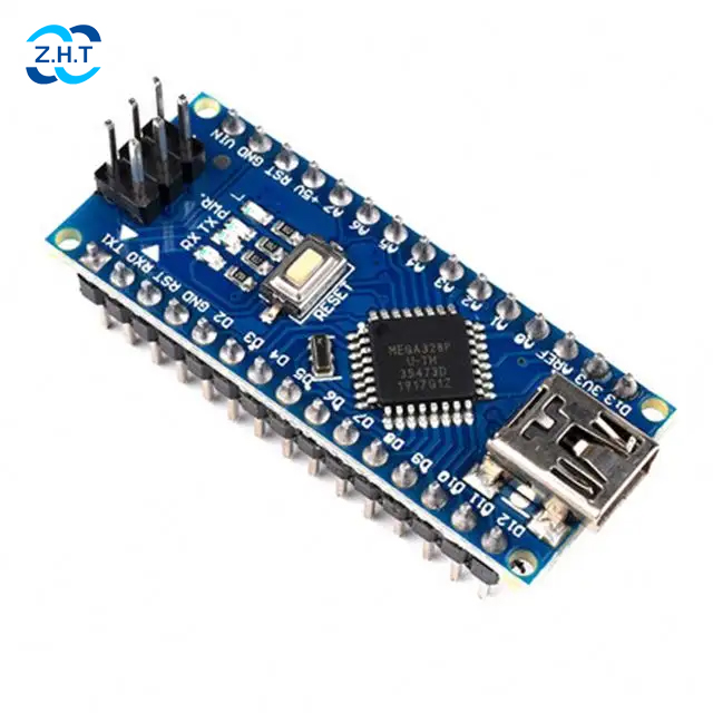 Плата контроллера Nano 3,0 ATmega328P CH340, USB-драйвер с кабелем для Arduinos