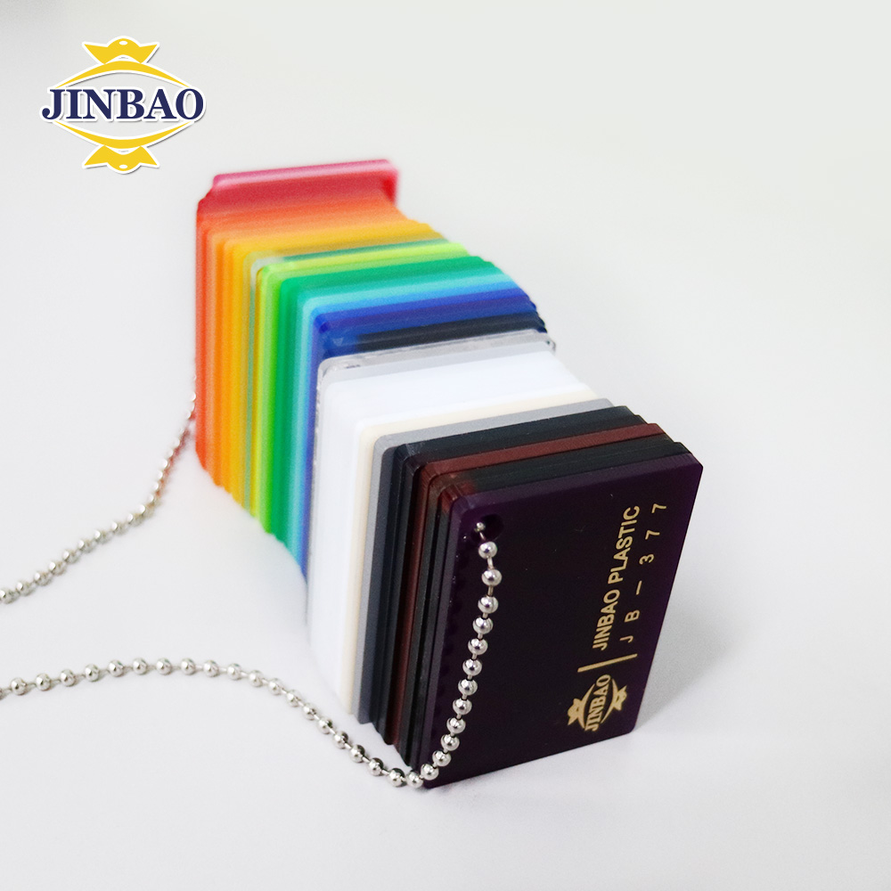 JINBAO горячее надувательство pmma лист 1220 * 2440 мм 3 мм 4 мм термостойкое черное стекло плексиглас для акриловой вывески