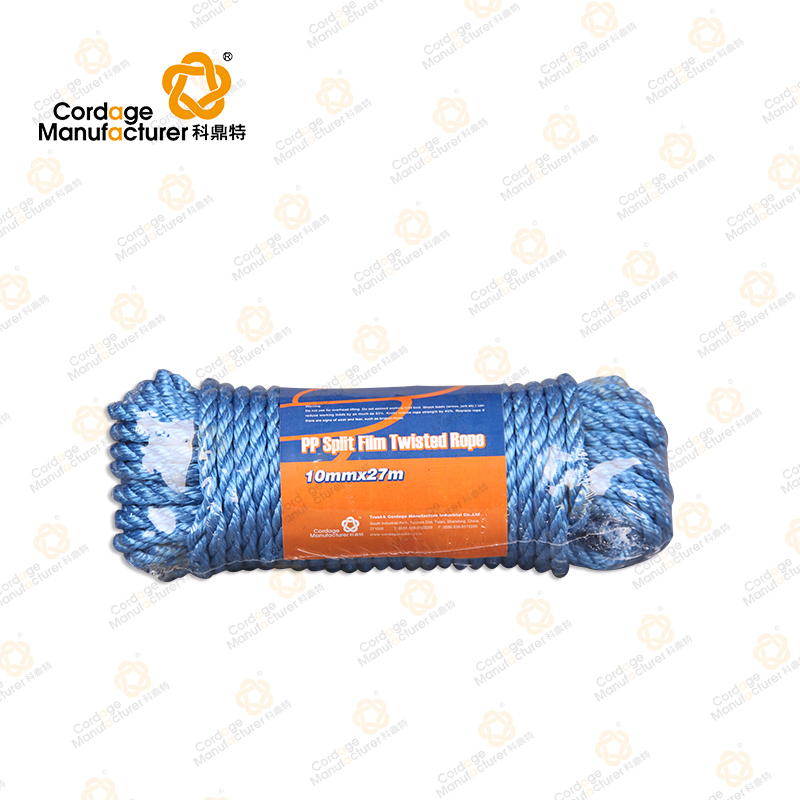 Wholesale Hot Selling Pp Split Film 3 Strand Twisted Rope Packaging Rope