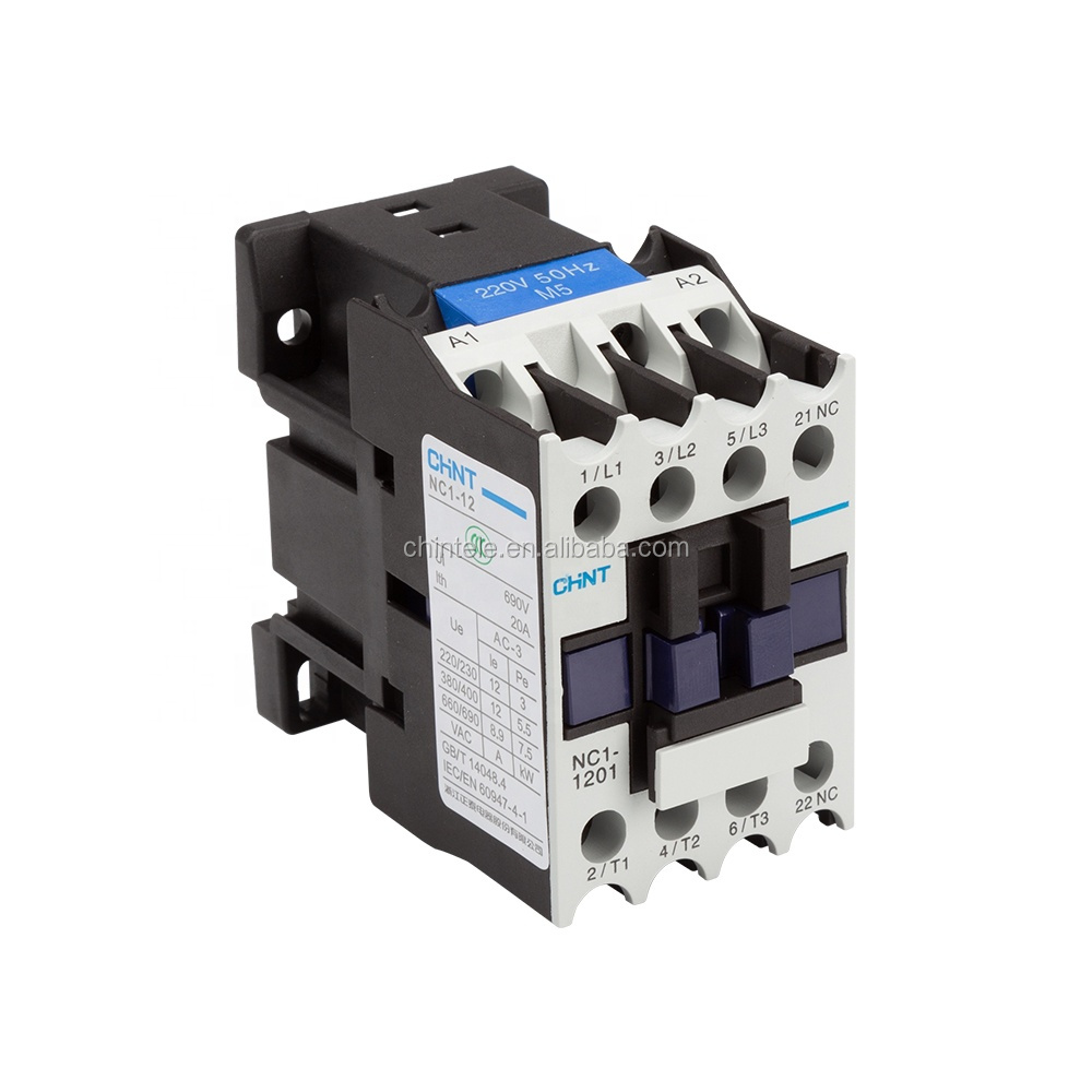 Новое поступление CHINT NC1-12 серии general electric магнитный контактор переменного тока 24v 220v продукция от производителей по низким ценам