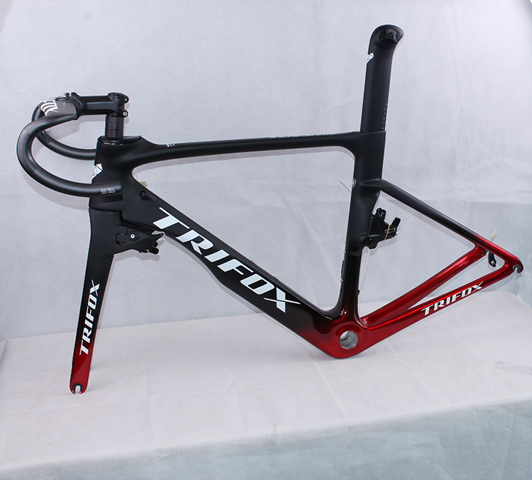 Trifox Di2 Электрический скоростной master carbon T1000 рама для дорожного велосипеда v brake bike racing frame