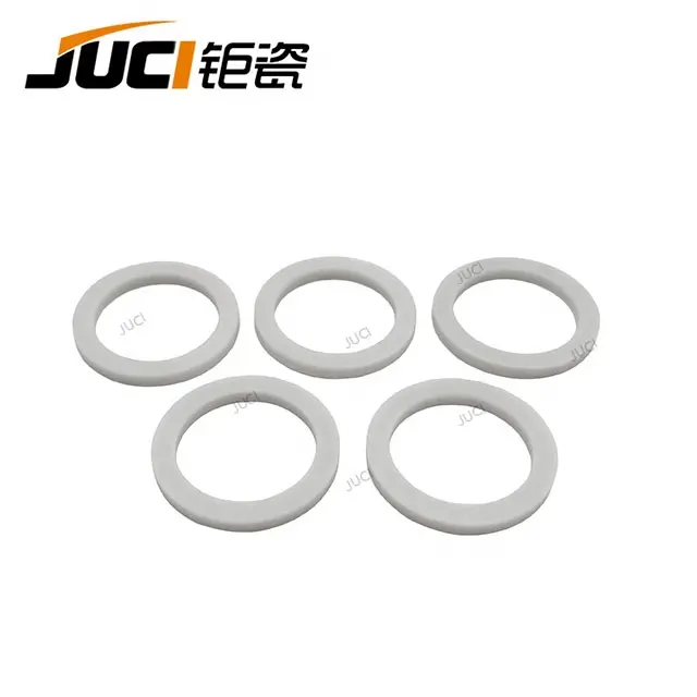 Custom New Type Ring Shape Aluminum Nitride ALN High Thermal Conductivity Ceramics