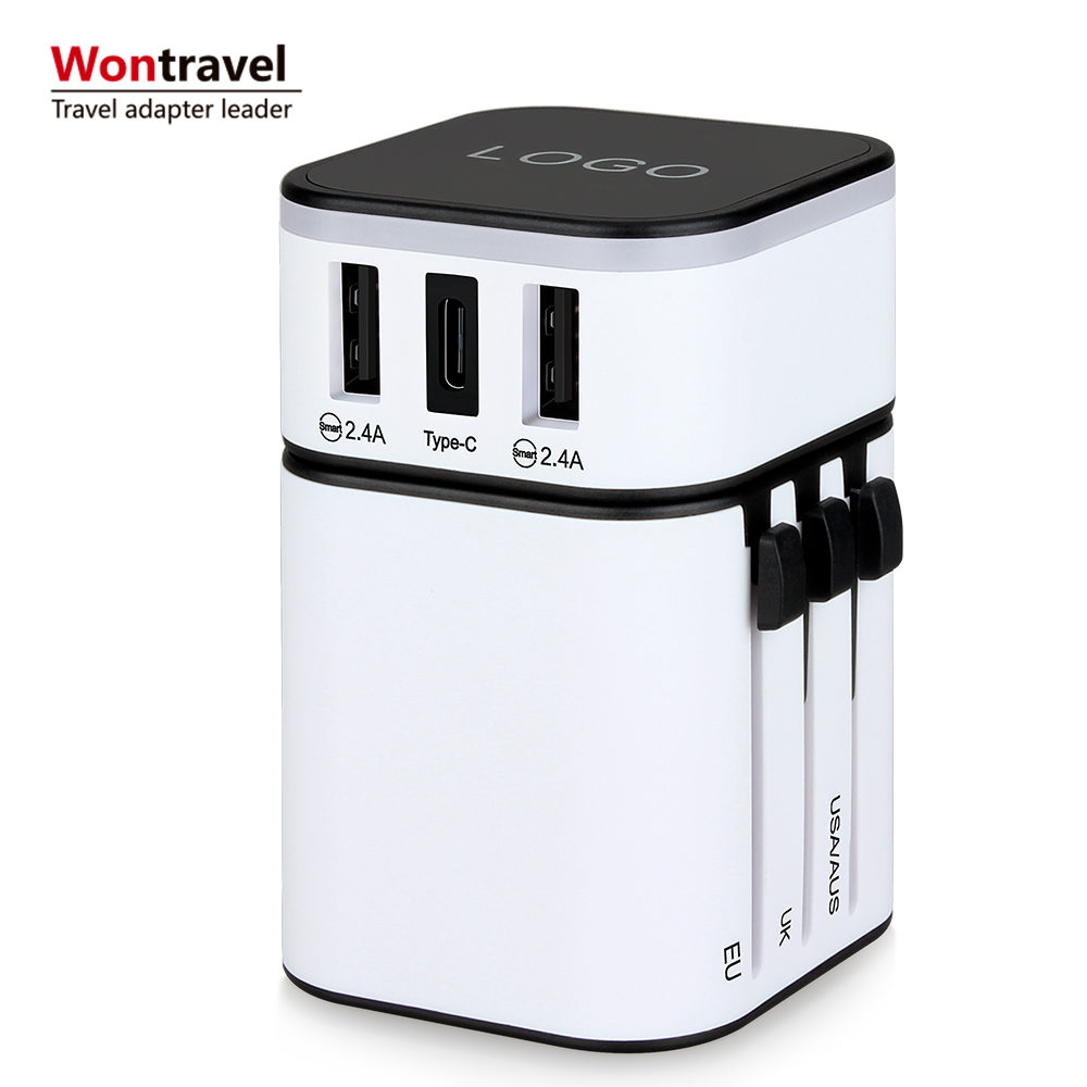 Мощность Разъем Универсальный стены Мощность outlet Тип usb c multi порты и разъёмы путешествия smart зарядное устройство