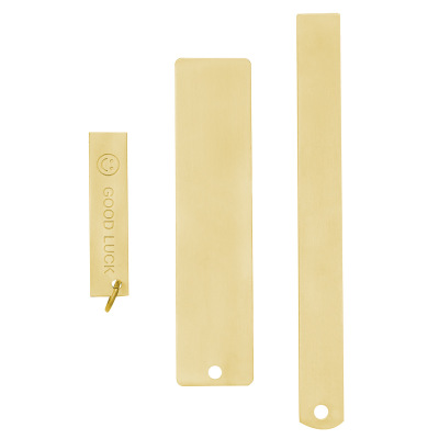 Wholesale Brass Straight Stainless Steel Ruler Double Side Scale Ruler Patchwork Ruler Set
