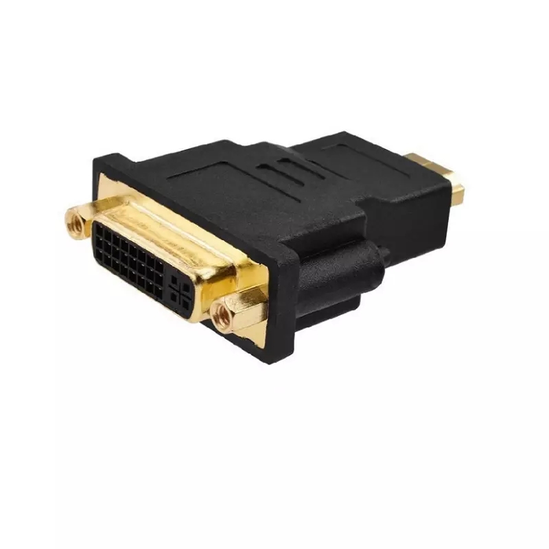 Позолоченный преобразователь hd mi на dvi адаптер HD MI штекер на DVI 24 + 1 24 + 5pin гнездовой адаптер