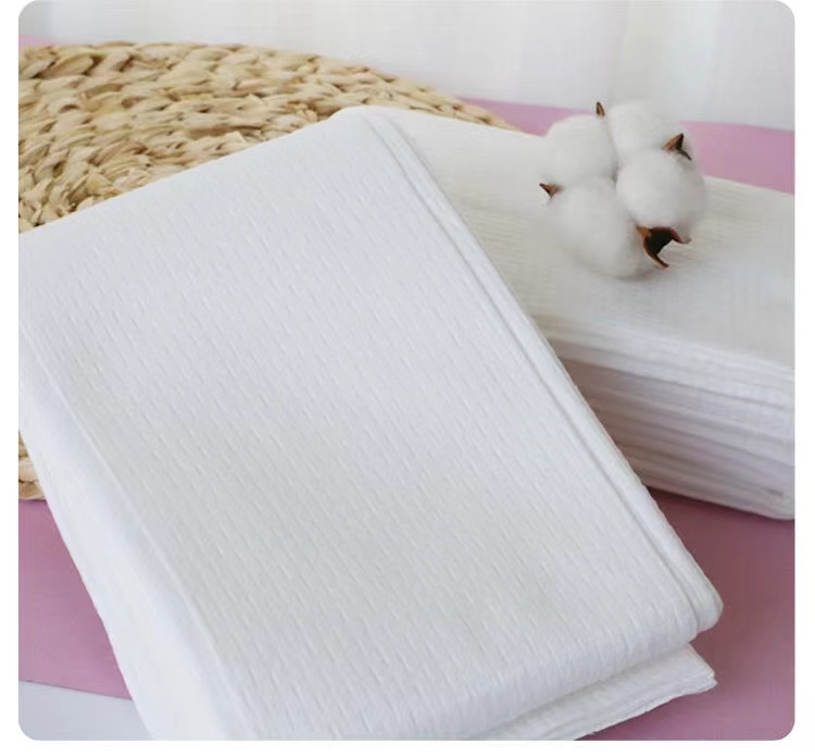 Organic 100% disposable cotton towels for bath shower hair hotel spa beauty nursing disposal shower towel sets white bath towel