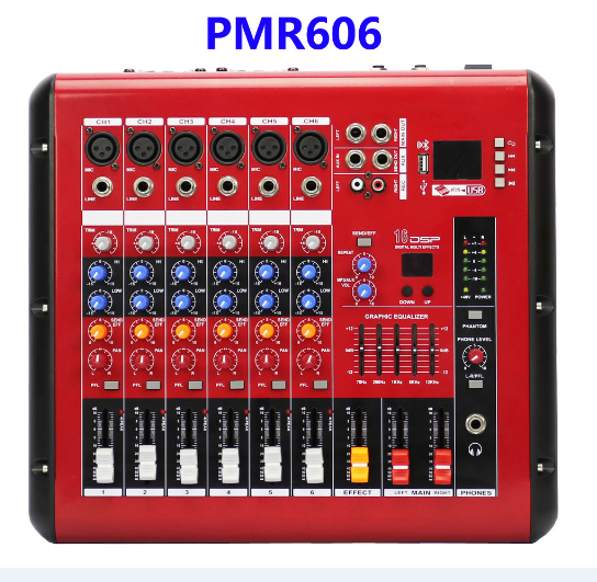 YATAO цифровой измеритель мощности 6-канальный dj проигрыватель usb аудио смешивания Профессиональный усилитель мощности, музыкальный пульт dj микшер