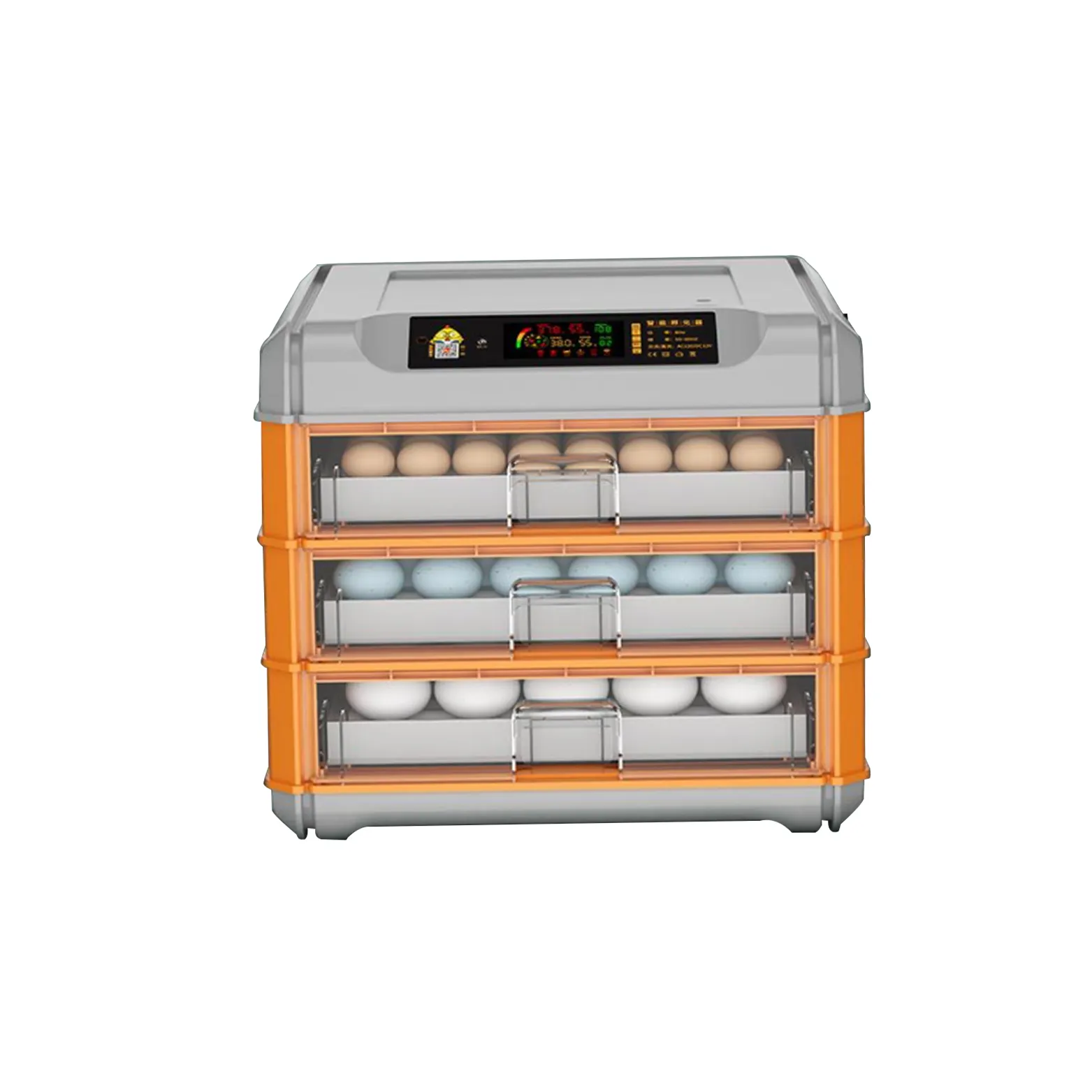 384 Incubations Automatic High Quality Chicken Egg Incubator Hatching Machine Factory Direct Supply