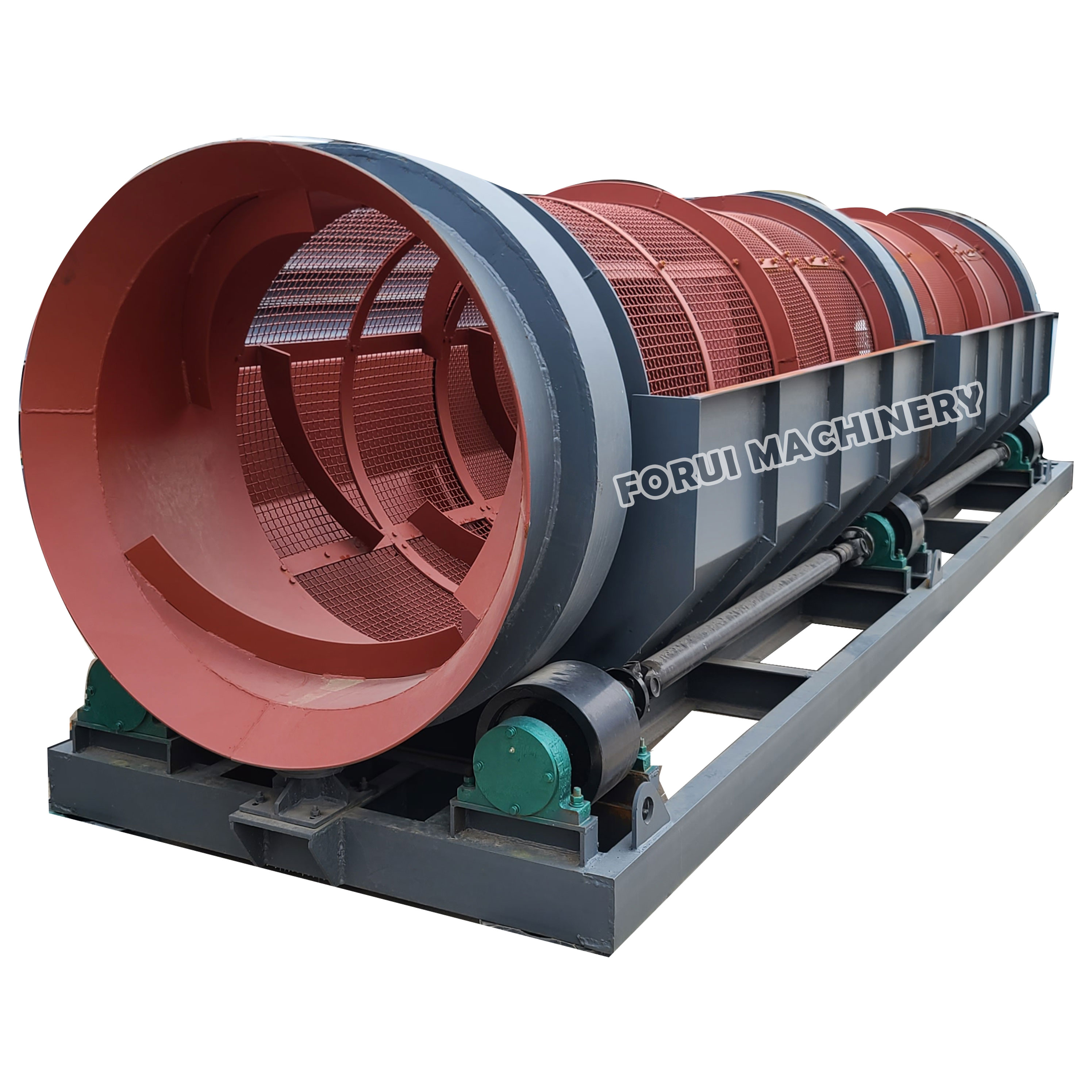 Hot Sale Rotary Drum Screen Construction Waste Mineral Sieving Rolling Separator